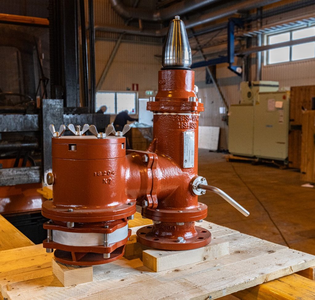 PRES-VAC marine pressure vacuum valve HS-ISO DN100 for tanker cargo tank venting system